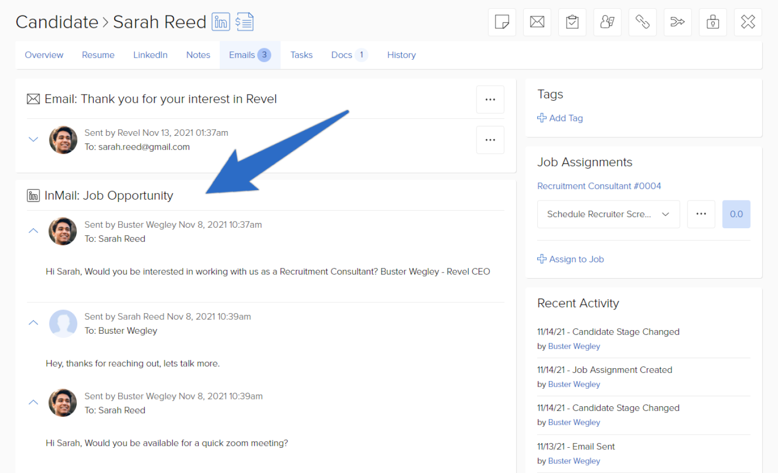 LinkedIn Recruiter Jobscore